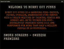 Tablet Screenshot of burntoutpunks.com